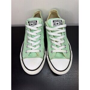 Converse All Star Mint Green Canvas Low Top Shoes Mens 5 Womens 7